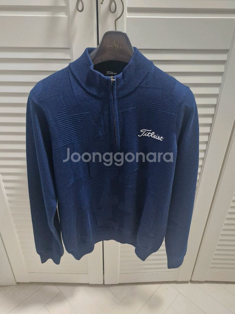 남 타이틀리스트 니트 집업 m--0
