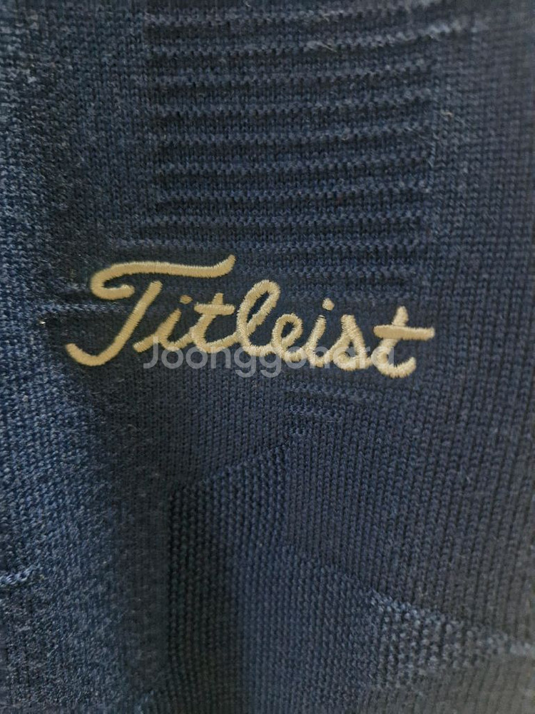 남 타이틀리스트 니트 집업 m--2