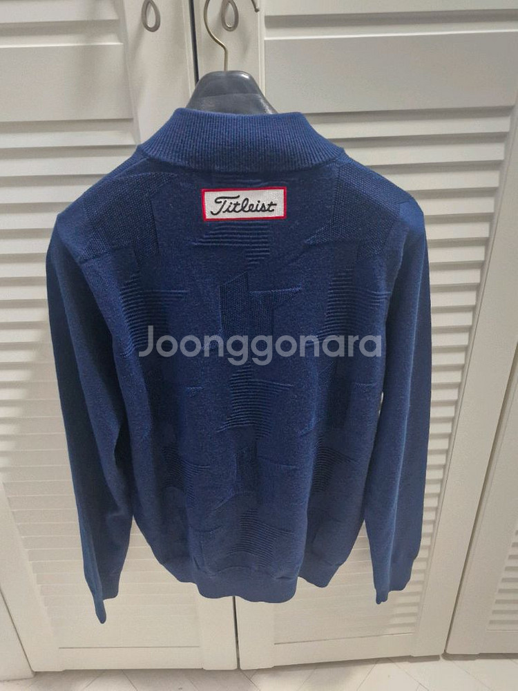 남 타이틀리스트 니트 집업 m--1