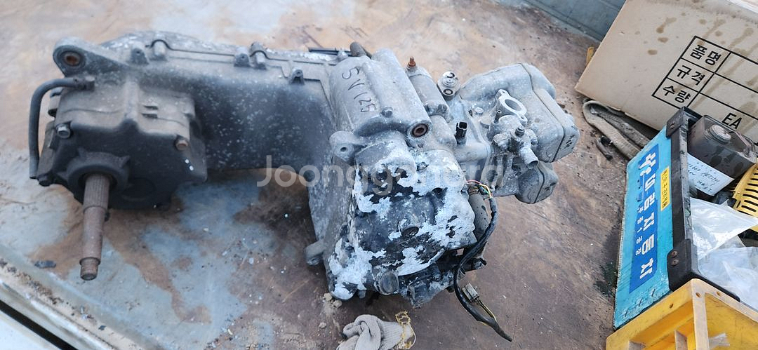 대림Q2 오토바이 바이크 스쿠터 SV125 엔진 밋션--0