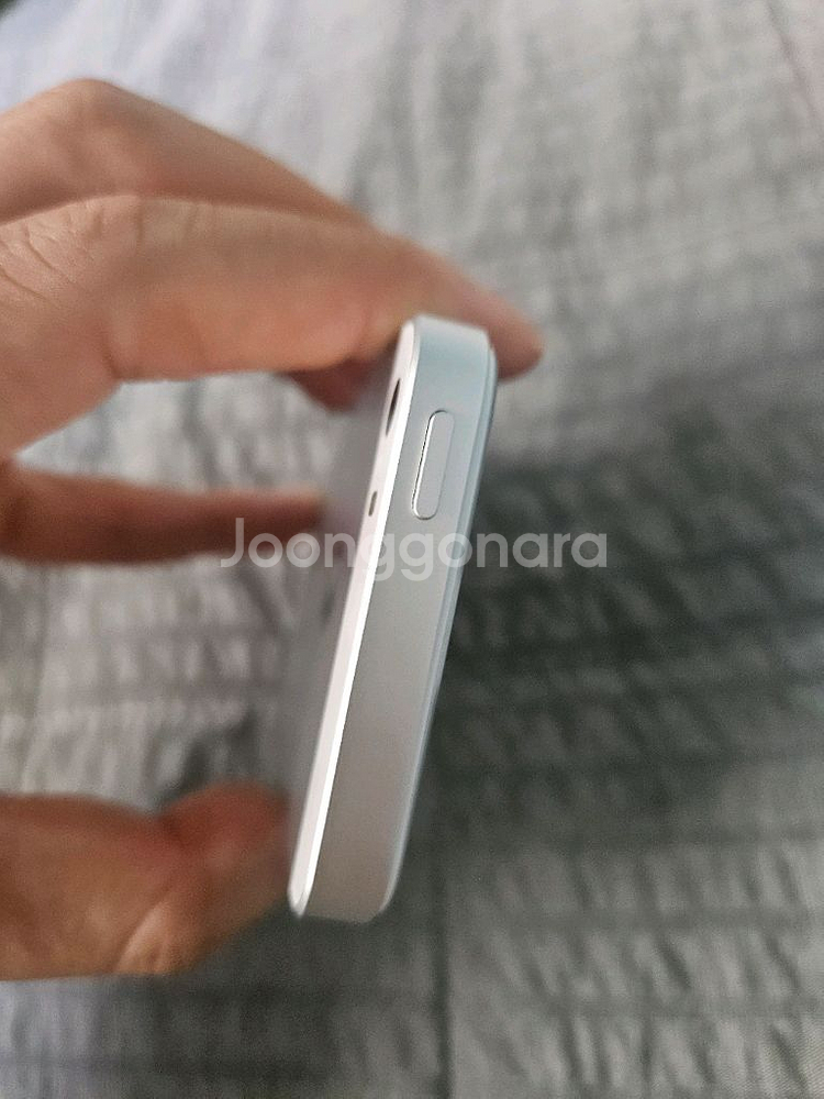 S급 순정 아이폰se1 실버 128g 배터리100--4