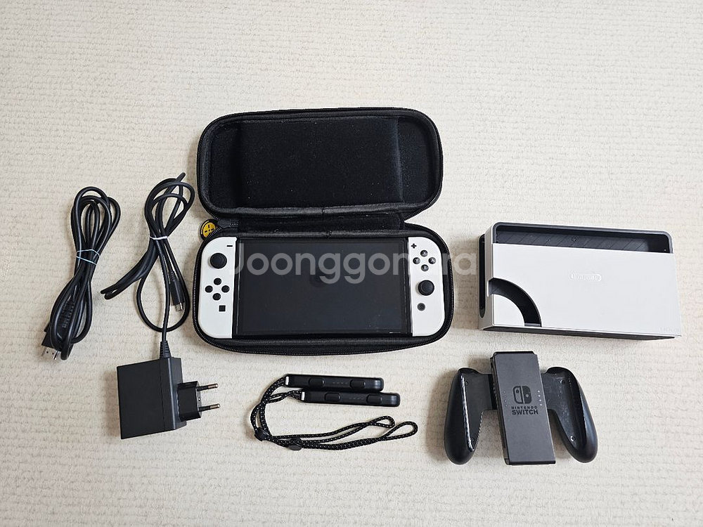닌텐도 스위치 oled 화이트 풀셋--0