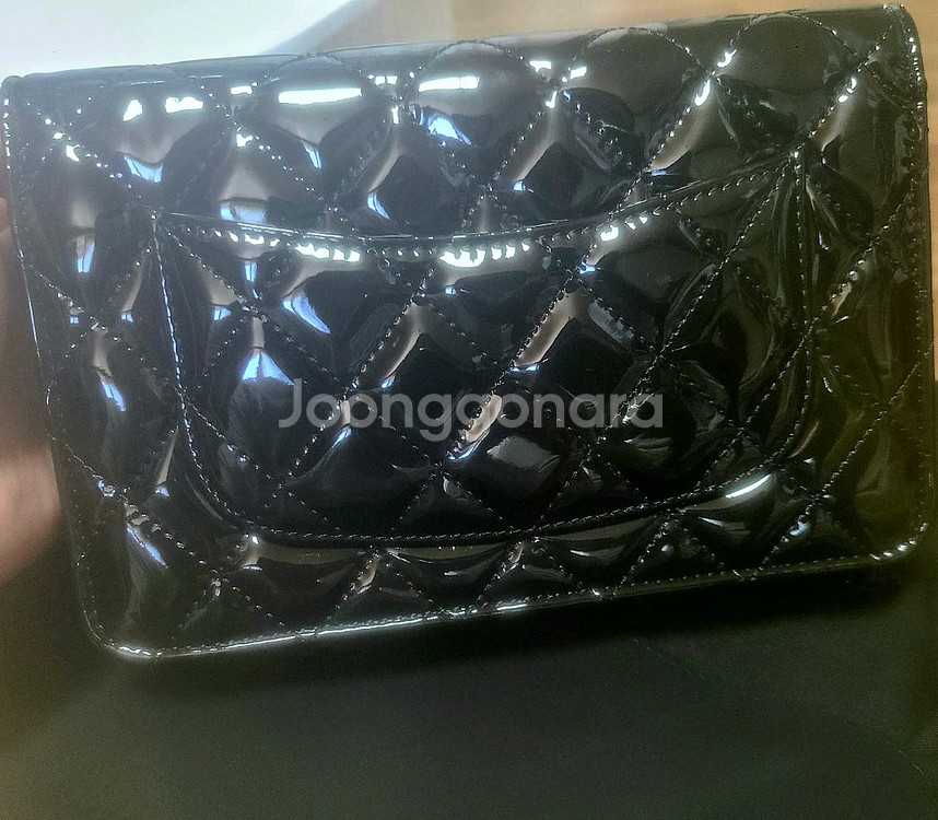 샤넬 2.55 블랙 페이던트 woc(시즌상품)--5