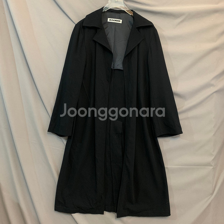 34 JIL SANDER 질샌더 여성 오픈 롱 코트--0
