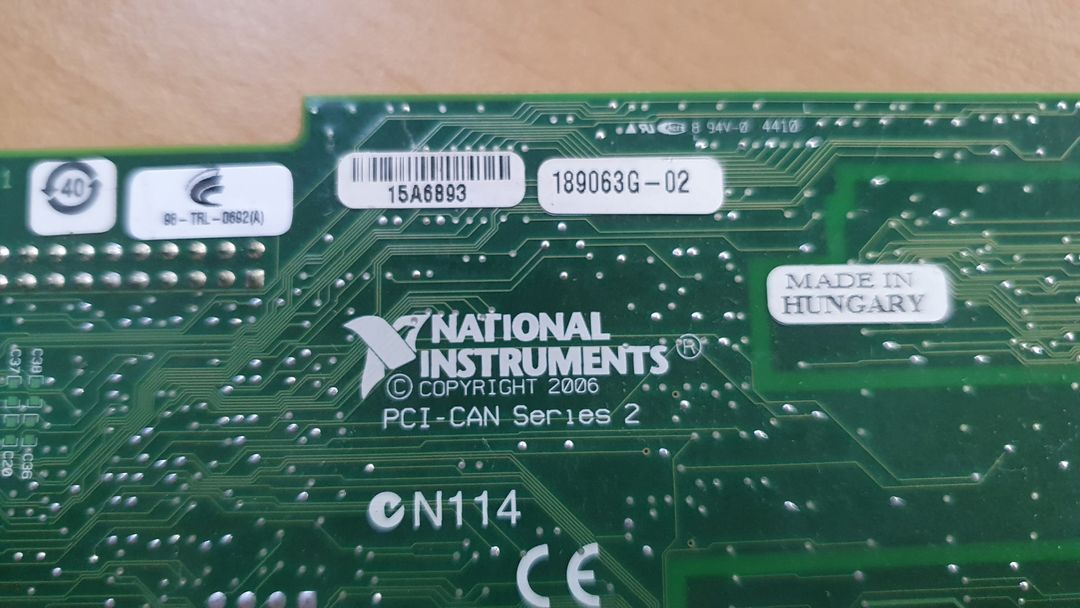 NI PCI-CAN/2 Series2 PCI-CAN--5