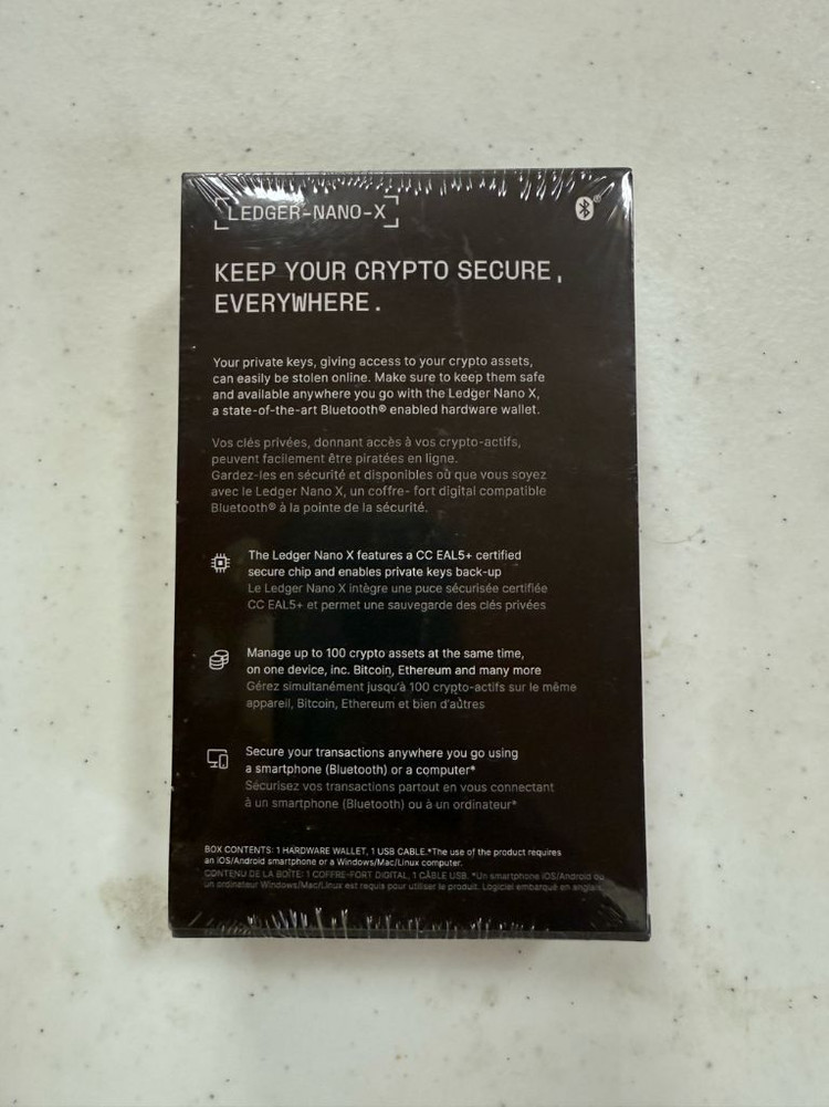 ledger nano x 렛저나노엑스 신품 미사용판매 이미지