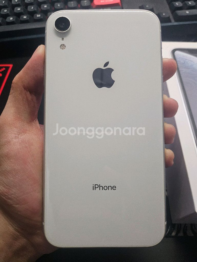 아이폰 XR 화이트 128GB--6