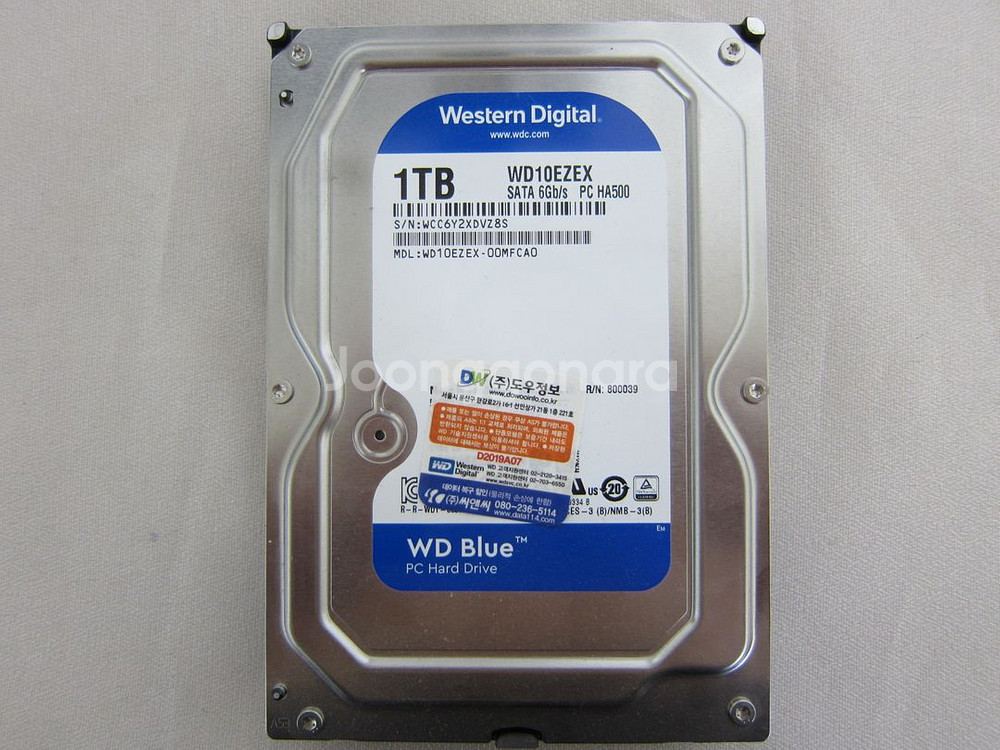 WD 하드디스크 Blue 7200/64M (1TB, W--0