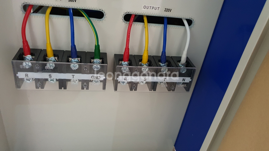 강압기 Tiac TR-100 380V를 220V로 강압--4
