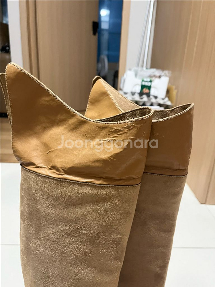 스웨이드 롱부츠--5