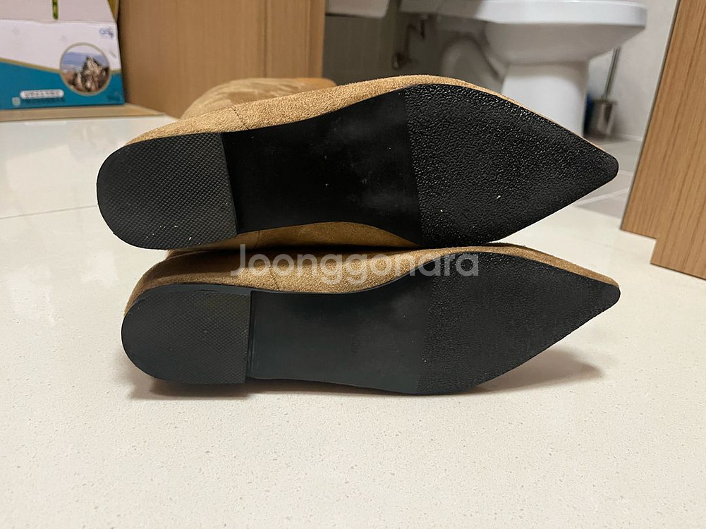 스웨이드 롱부츠--7