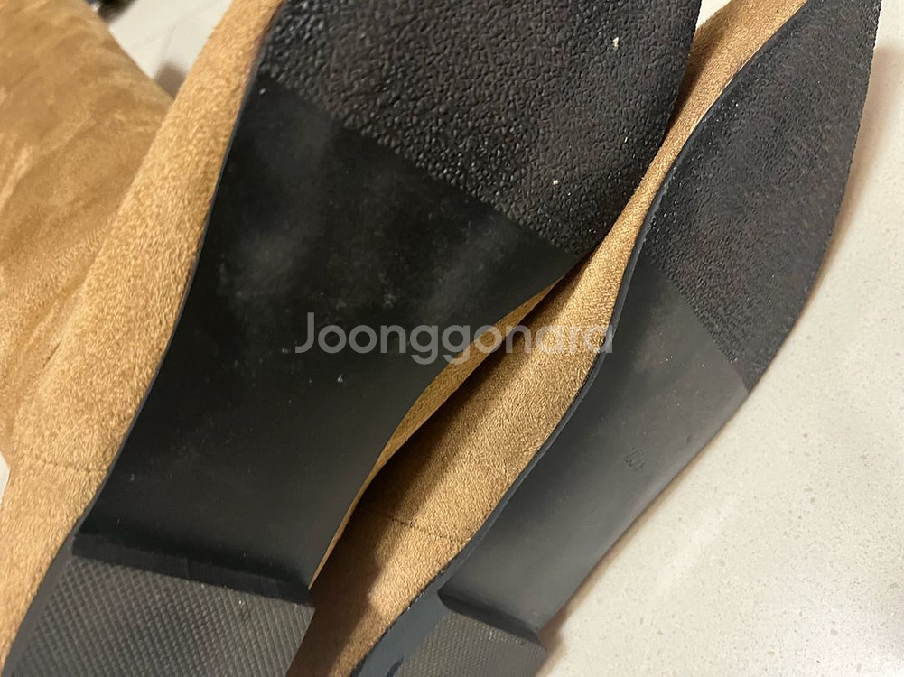 스웨이드 롱부츠--8