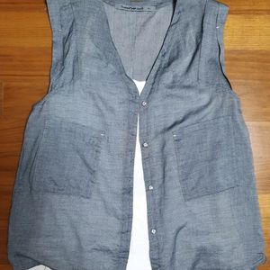 TRANSIT트랜짓 미착용 그레이 조끼 나시55
