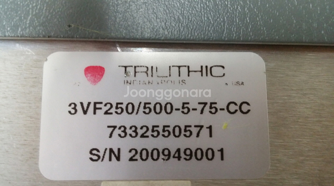 trilithic 3VF250/500-5-75-CC--1