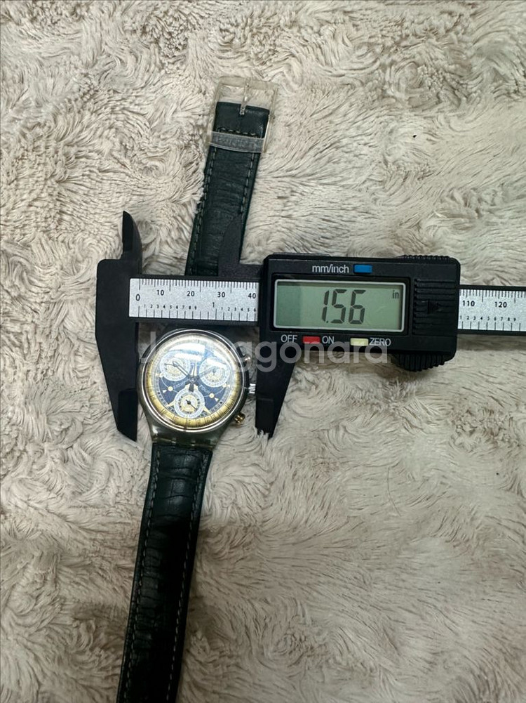 빈티지 스와치 SCN103 크로노그래프 시계 판매합니다--9