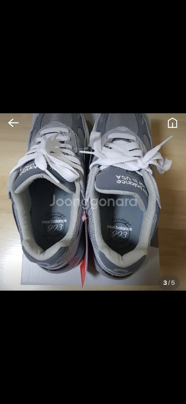 뉴발란스 993 판매합니다 275사이즈--3