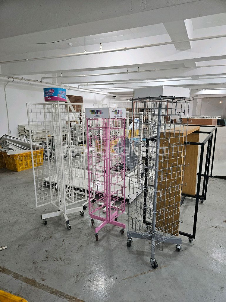 철재 진열대 외부품--1