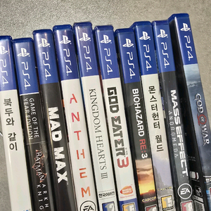 ps4시디 10장 일괄판매합니다