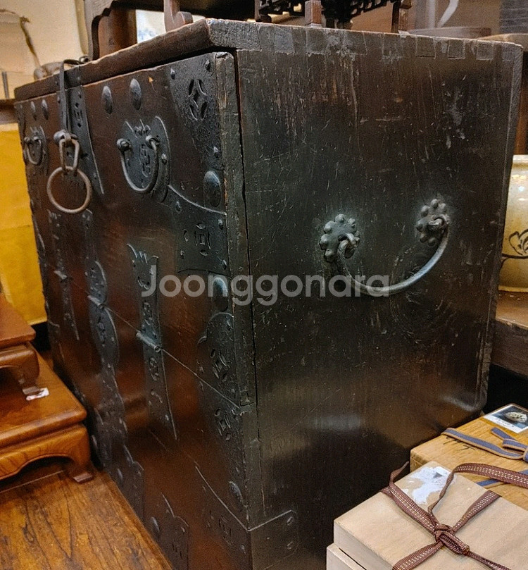 경기반닫이 고가구--7