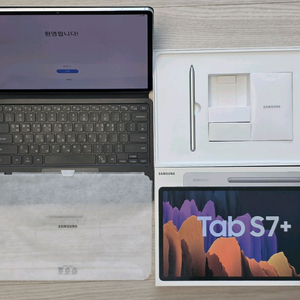갤럭시탭 S7 플러스 256기가, 키보드 북커버 팝니다