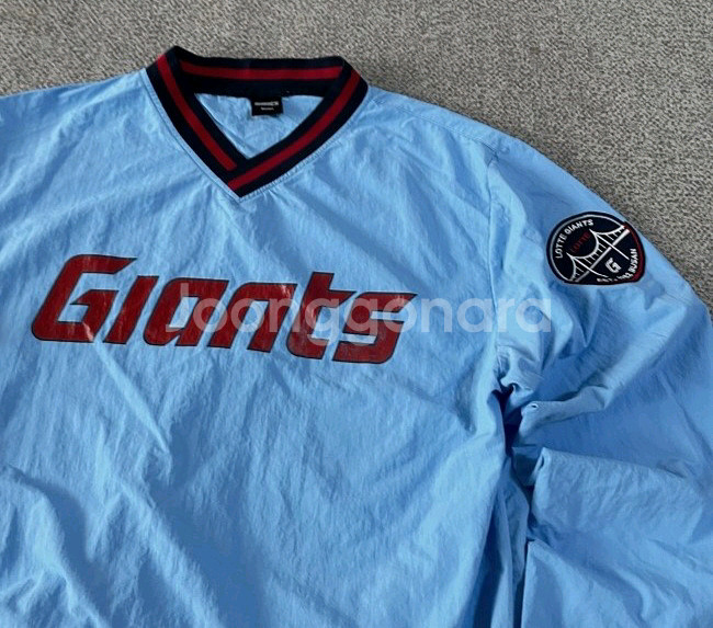 롯데자이언츠 아노락 웜업 야구 유니폼 95~97--1