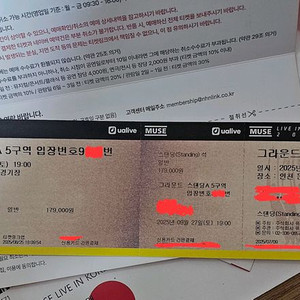 뮤즈(muse) 내한 스탠딩 a구역