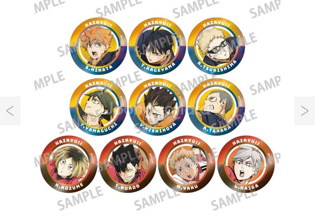 하이큐 틴뱃지--0