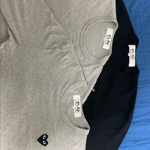 꼼데가르송 긴팔티 XL 3장