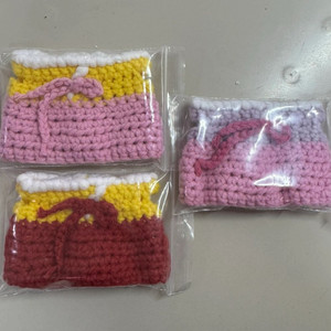 10cm 뜨개질 한복 인형옷 양도