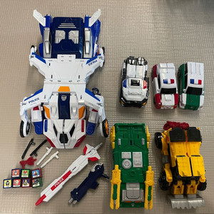 카봇 하이퍼캅스+킹도저+그린팜 풀셋트 (택배비포함)