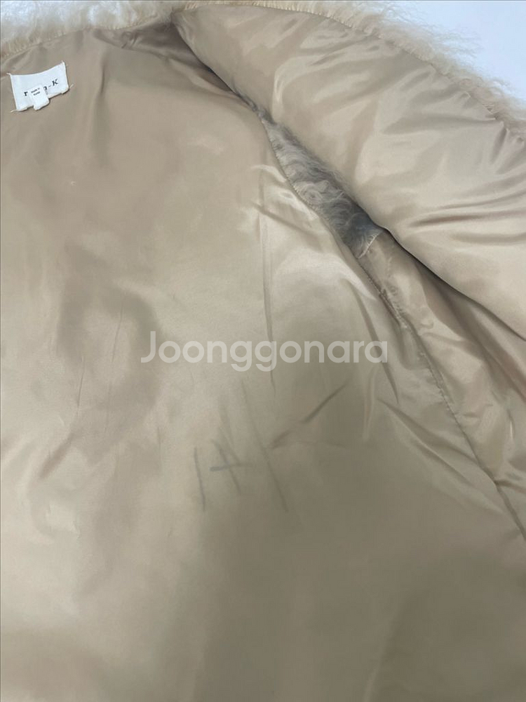 천연 양털 모피 베스트--2