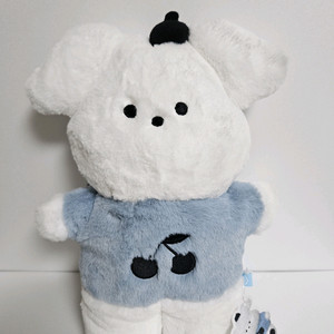 새상품 35cm 플러피인형 인형가방 강아지인형
