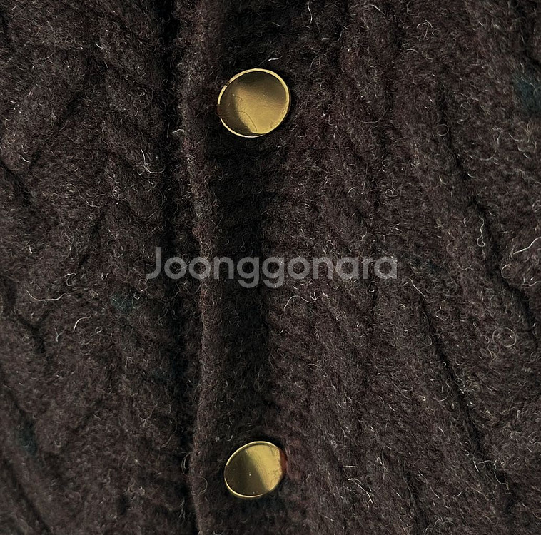 [S] 보테가베네타 라나울 크로쉐 니트 가디건 자켓--2