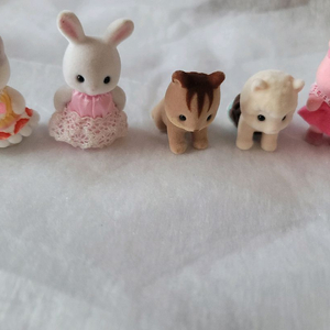 실바니안 피규어 4마리,루피1마리 총5마리 ~반택포