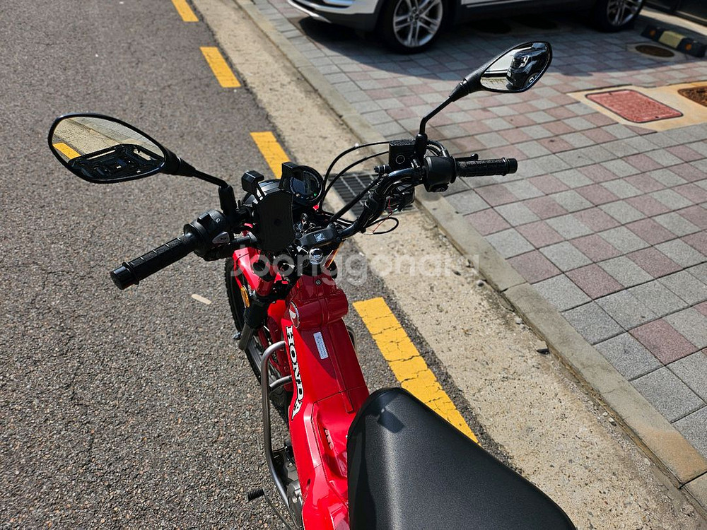 혼다 헌터커브125 24년 1.6만km 레드색상차량--7