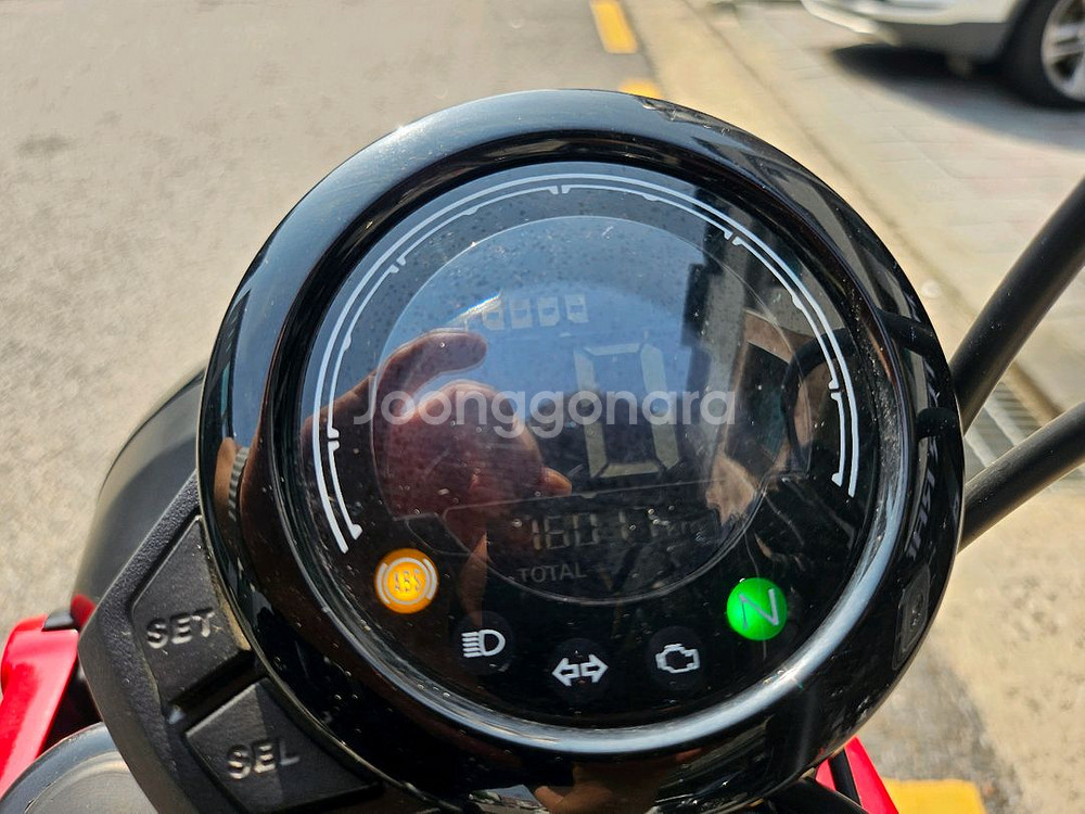혼다 헌터커브125 24년 1.6만km 레드색상차량--9