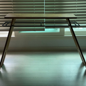 야간비행 대형 리얼 우드쉘프 원목