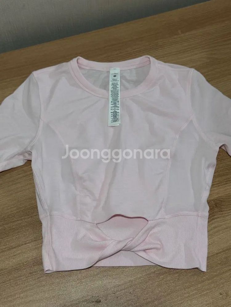 룰루레몬크롭상의--2