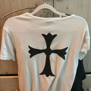 크롬하츠 골지 여성용 반팔 티셔츠