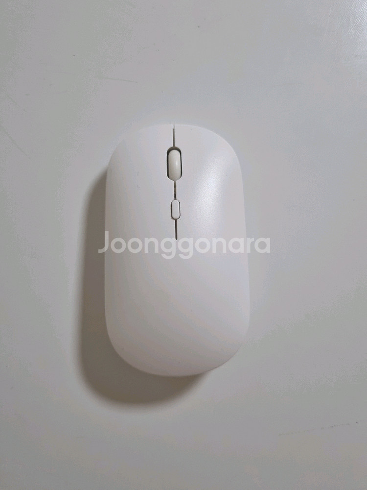 루앱 화이트 무선 마우스 거의새것--0