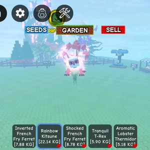 그로우 어 가든 대형 100살 레인보우 키츠네 판매