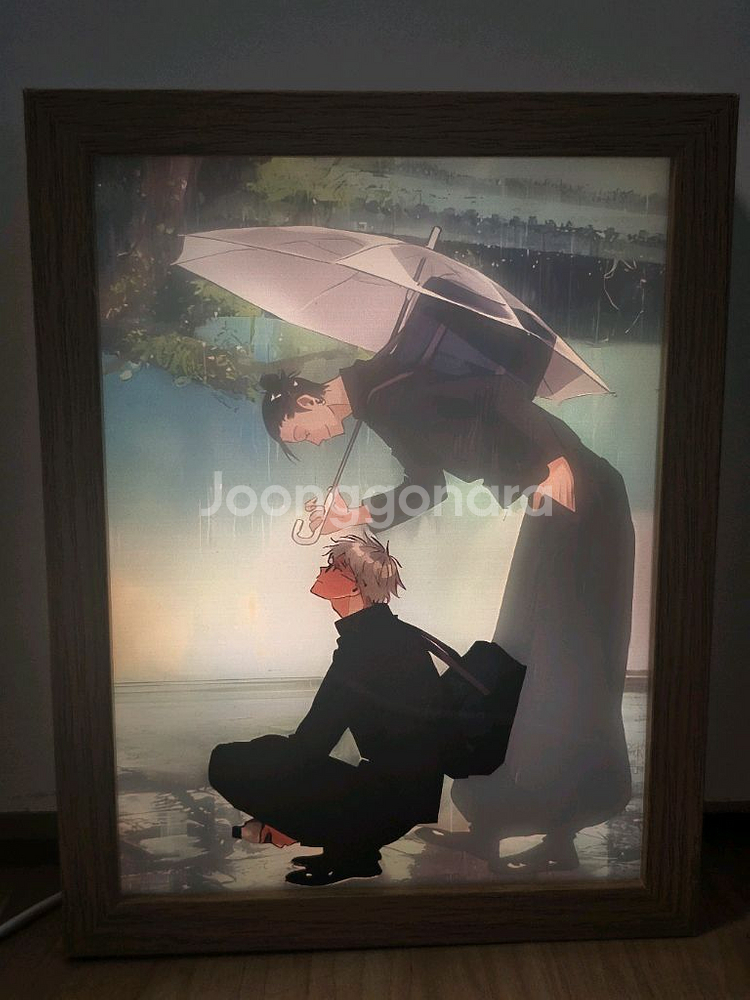 주술회전 고죠 사토루 LED 액자--0