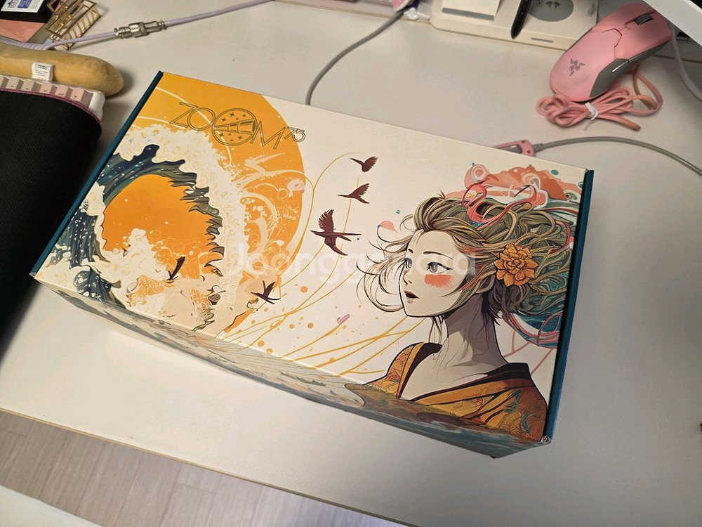 Zoom75 Meletrix 키보드 블러쉬 핑크--0