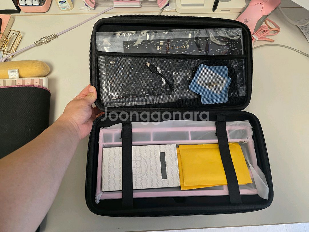 Zoom75 Meletrix 키보드 블러쉬 핑크--6