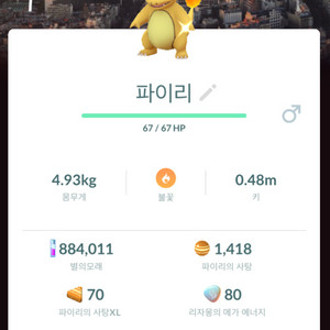 포켓몬고 프랑스 배경 이로치 파이리 판매