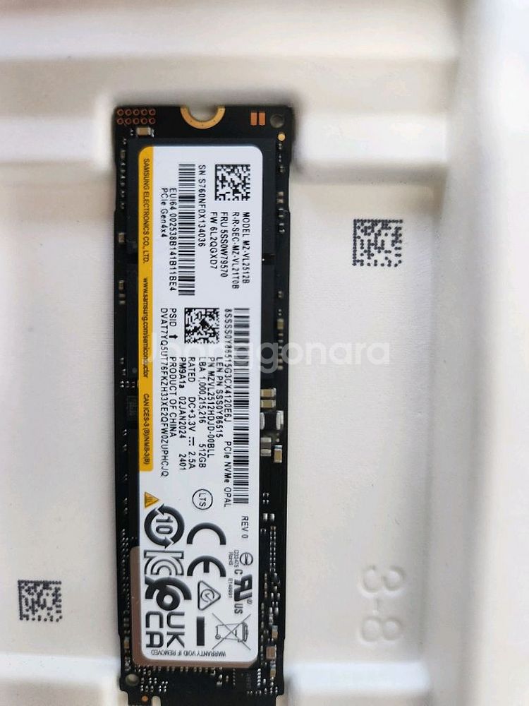 ssd 512gb 삼성 nvme pm9a1a--0
