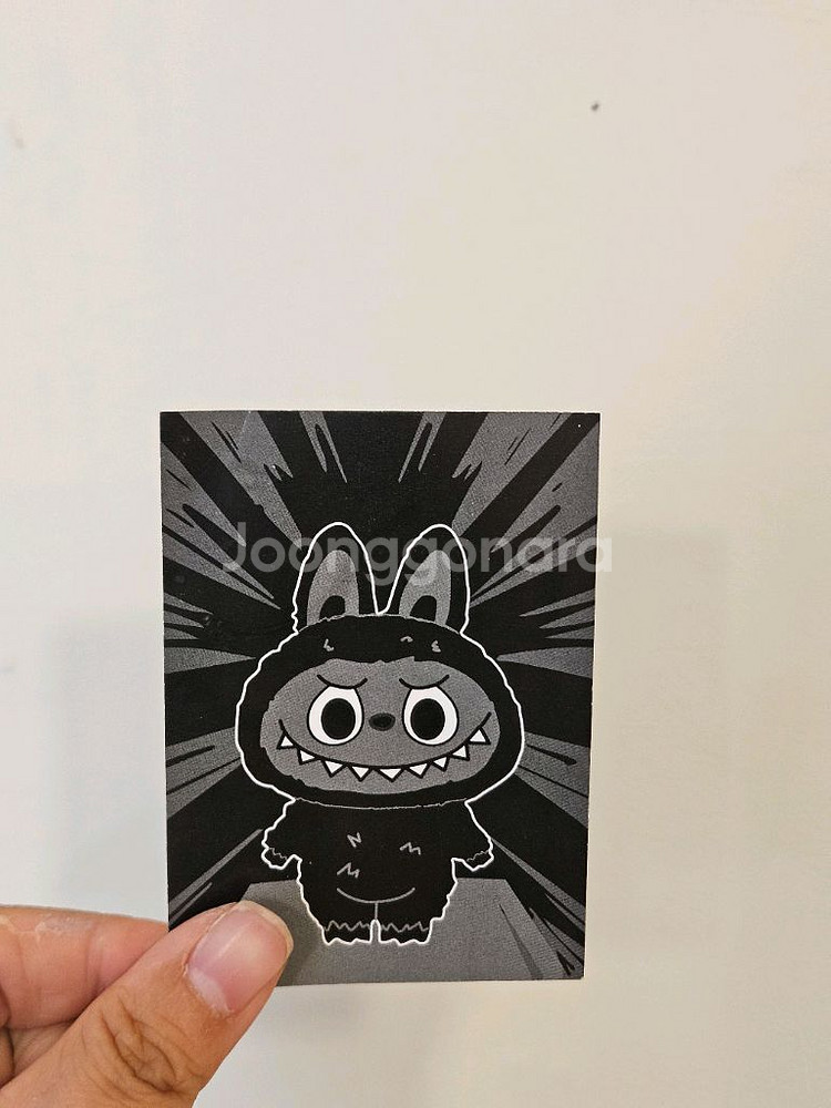 검정 라부부 인형뽑기판 새상품--1