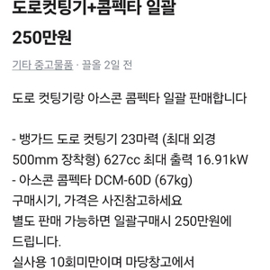 도로컷팅기, 콤팩타