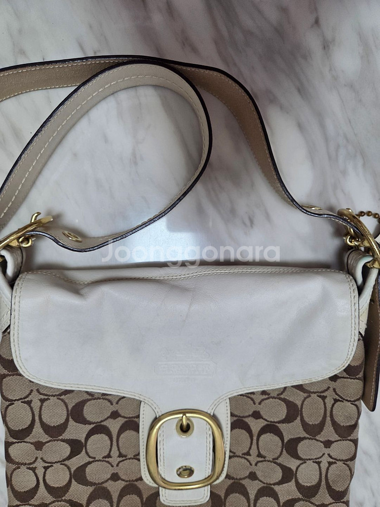 코치 시그니쳐 패브릭 크로스백--8