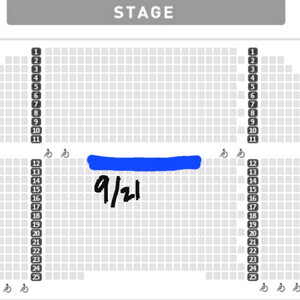 뮤지컬 알라딘 9/21 1층 VIP 2연석